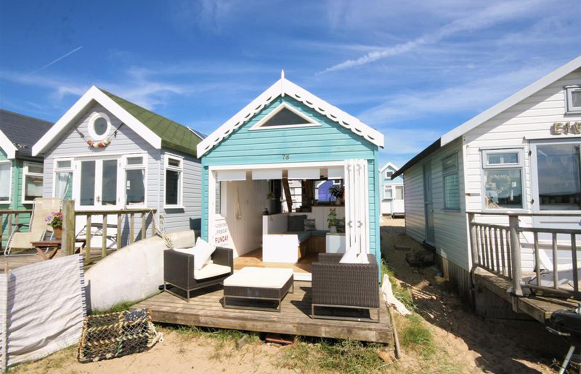 Mudeford beach house, Dorset, England 